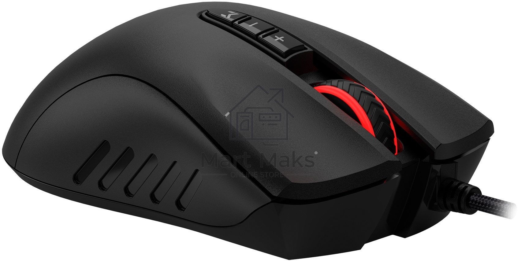 Мышь проводная A4Tech Bloody ES5 черный, 3200 dpi, USB Type-A, кнопки - 8