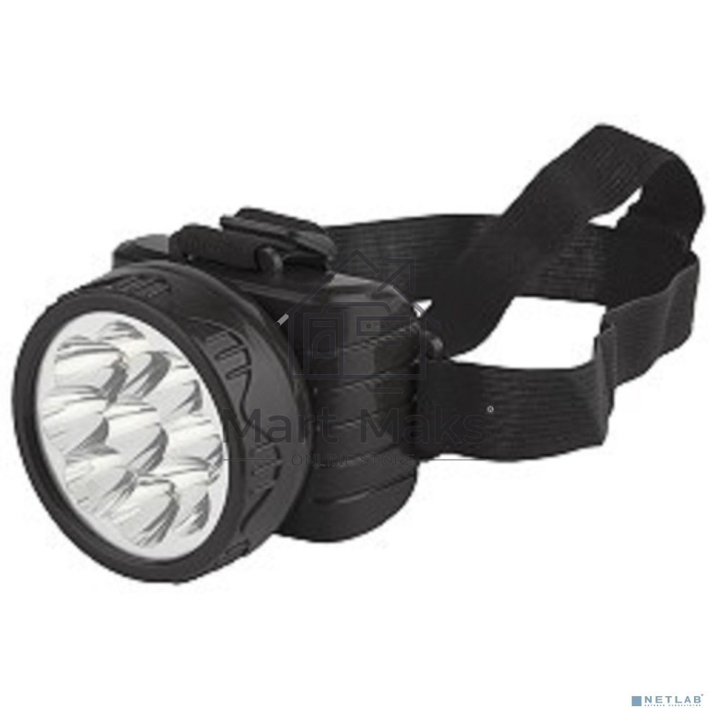 Фонарь ТРОФИ TG9 9xLEDаккумуляторный налобный 4V0.9Ah ЗУ 220V
