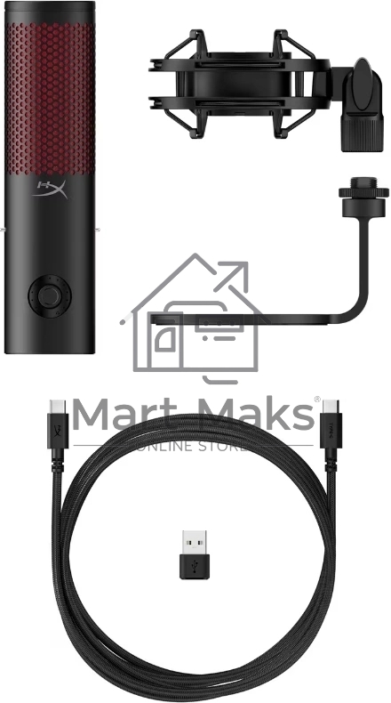 Микрофон HyperX QuadCast 2 (QDC002) черный