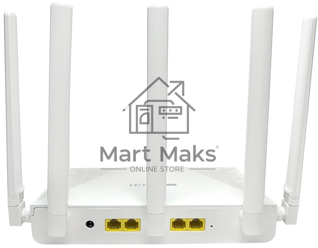 Роутер беспроводной Origo OWR3030AXG (OWR3030AXG/A1A) AX1800 10/100/1000BASE-T белый