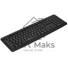 Клавиатура проводная Oklick 180M, PS/2, черный