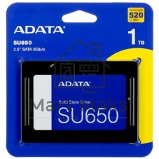 Накопитель SSD ADATA Ultimate SU650, 1Tb, SATA III, 2.5