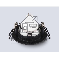 Встраиваемый точечный светильник Ambrella light TN102816 BK черный GU5.3 D80*28