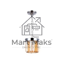 Светильник Ambrella light TR5102 CH/TI хром/янтарь E14 max 40W D200*575