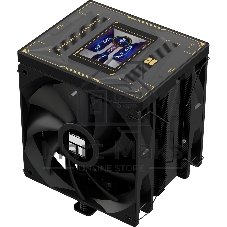 Устройство охлаждения(кулер) Thermalright Burst Assassin Vision 120 Soc-AM5/AM4/1200/1700/1851 черный 4-pin 25.6dB Al+Cu LCD Ret (BA120-VISION-BL)