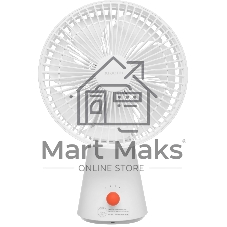 Вентилятор Xiaomi Rechargeable Mini Fan белый, настольный, 10 Вт, 4 скорости, 8.7 см
