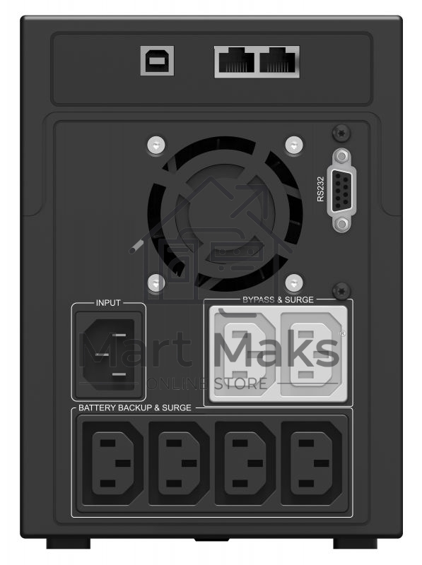 Источник бесперебойного питания Ippon Smart Power Pro II 1600 960Вт 1600ВА черный