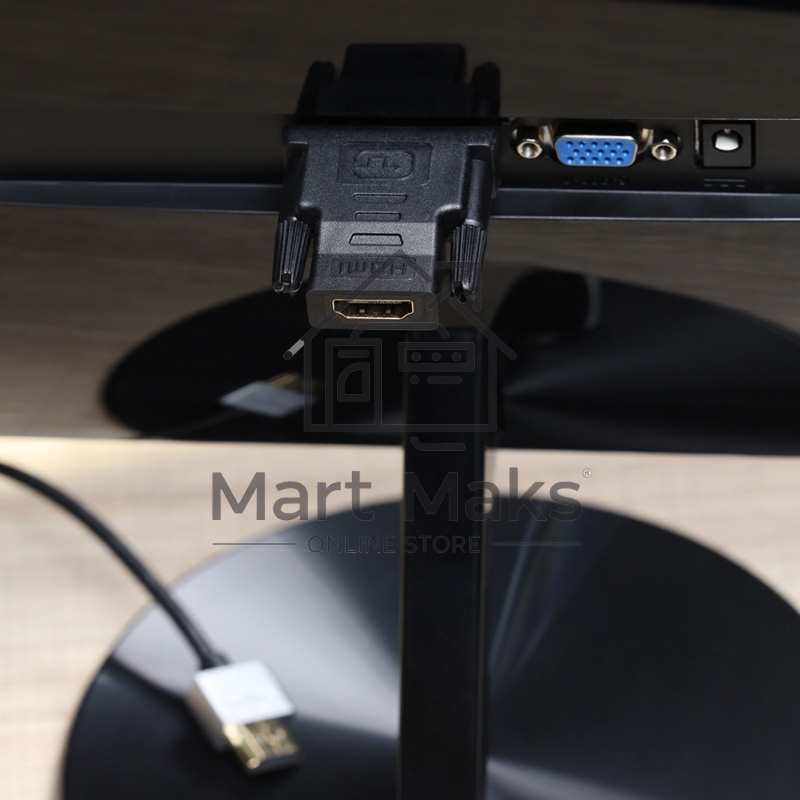 Переходник Rexant (17-6811) ПЕРЕХОДНИК шт.DVI - гн.HDMI GOLD