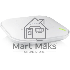 Гибридная точка доступа Zyxel NebulaFlex Pro WAX610D, WiFi 6, 802.11a/b/g/n/ac/ax (2,4 и 5 ГГц), MU-MIMO, антенны 4x4 с двойной диаграммой, до 575+2400 Мбит/с, 1xLAN 2.5GE, 1xLAN GE, PoE, защита от 4G