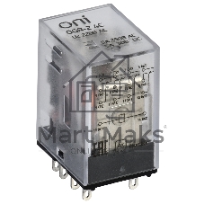 Реле общего назначения OGR-2 4C 220В AC ONI OGR-2-4C-AC220V