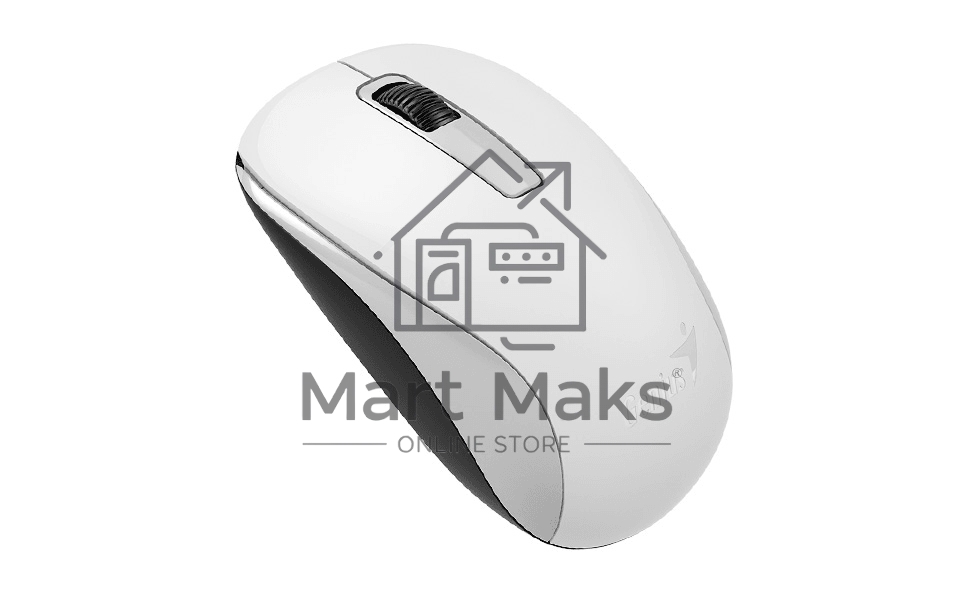 Мышь беспроводная Genius NX-7005 белый, 1200 dpi, радиоканал, USB, кнопки - 3
