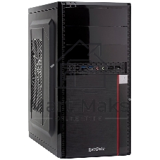 Компьютерный корпус ExeGate EX277436RUS Minitower MA-371X Black, mATX (UN450, 120мм) 2хUSB+2хUSB 3.0, Audio