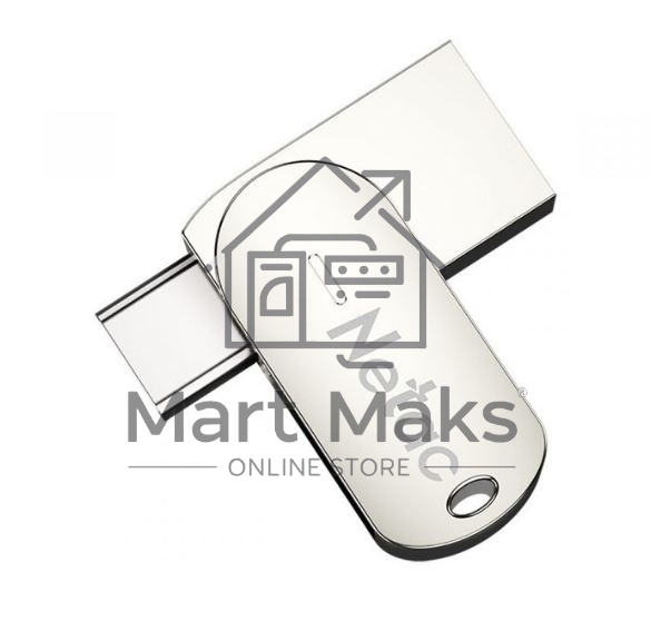 Флешка USB R/W R/W Netac U785 32Gb <NT03U785C-032G-30PN>, USB3.0+TypeC, металлическая