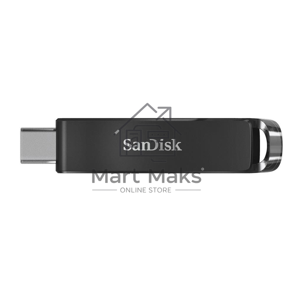 Флешка USB R/W R/W 64GB SanDisk CZ460 Ultra Type-C, USB Type-C, черный
