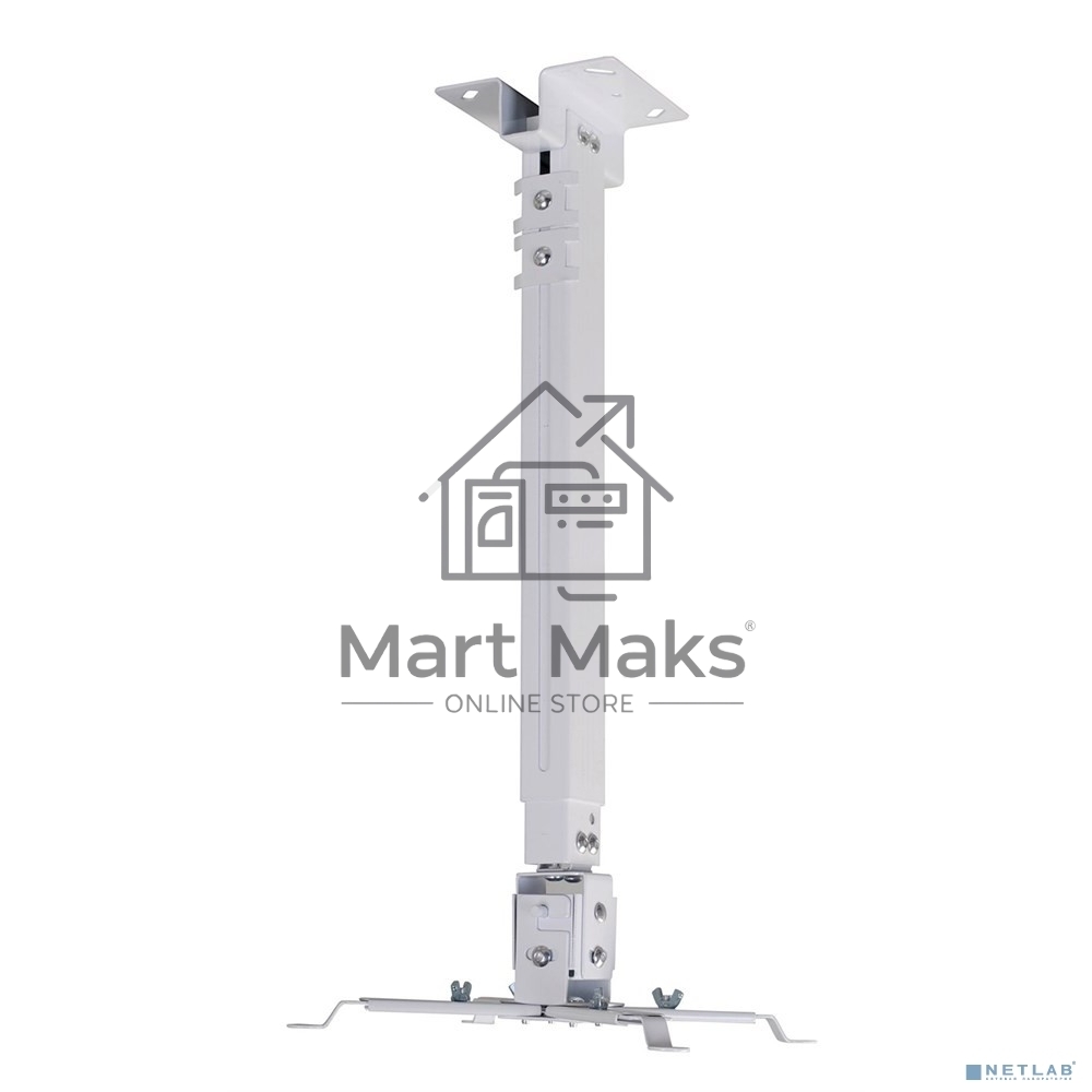 Кронштейн для проектора Cactus CS-VM-PRE02-WT белый макс.23кг настенный и потолочный поворот и наклон