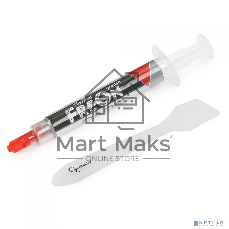 Термо паста Gembird FreOn Nano GF-31-1.5 для радиаторов, 1,5гр, шприц