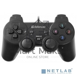 Геймпад Defender Omega USB, Проводной геймпад, 12 кнопок, 2 стика