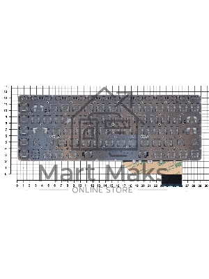 Клавиатура для ноутбука HP Envy 14-K черная с подсветкой