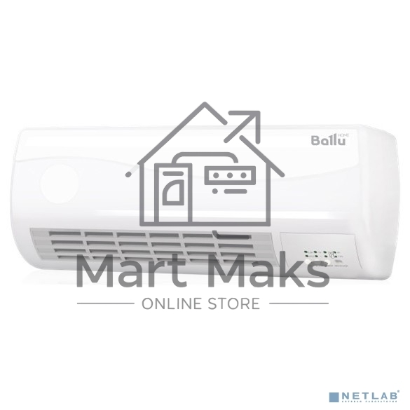 Тепловентилятор Ballu BFH/W-102W, белый, 2000 Вт, 25 м2, таймер