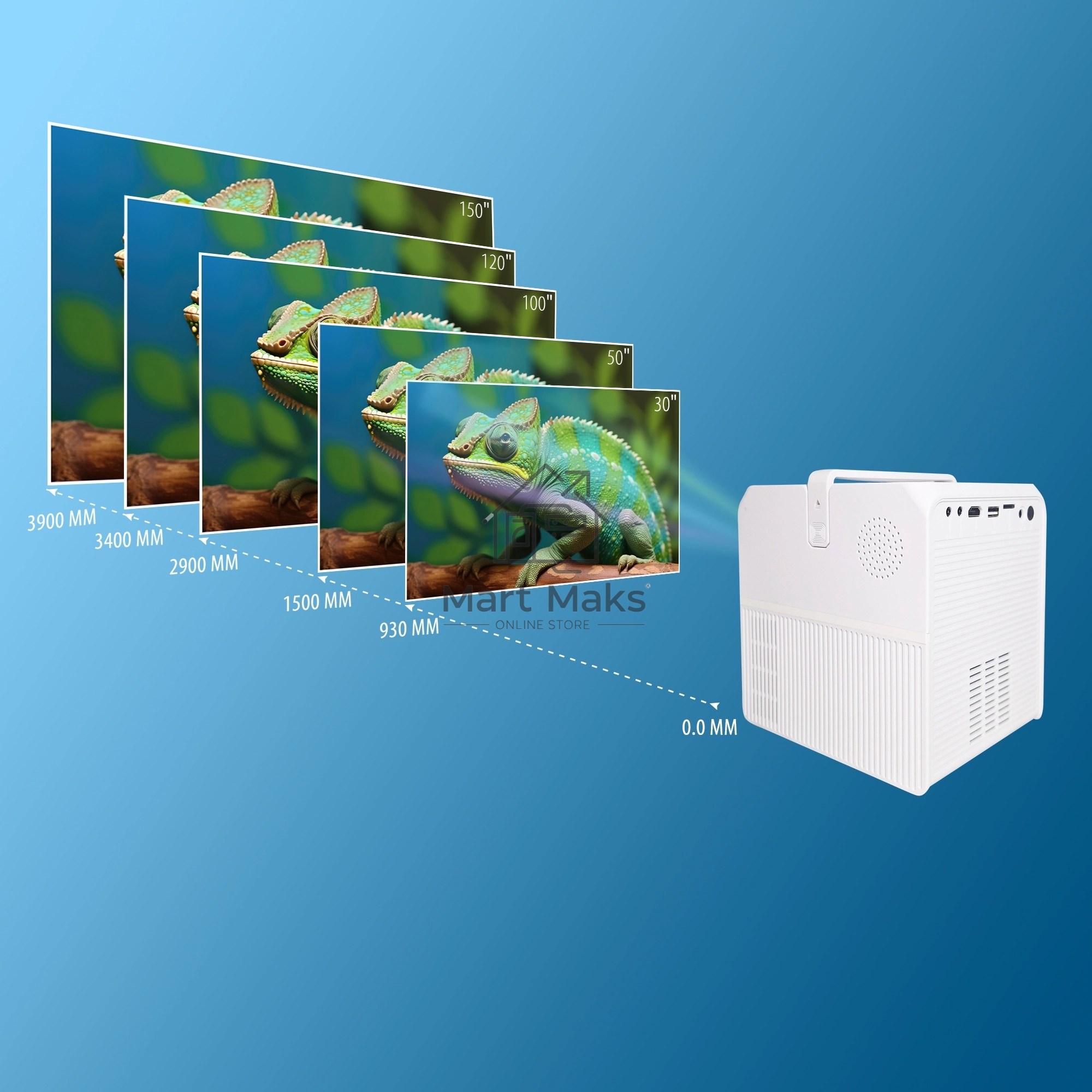Проектор Cactus CS-PRC.04B.WUXGA-A LCD 3200Lm (1920x1080) 2000:1 ресурс лампы:30000часов 1xUSB typeA 1xHDMI 1.35кг