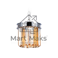 Светильник Ambrella light TR5102 CH/TI хром/янтарь E14 max 40W D200*575