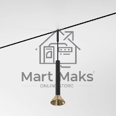 Трековый светильник Mini Magnetic 3W 3000K (черный/латунь) 85164/01