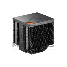 Кулер для процессора CPU Cooler PCCooler RZ620M X BK (210W, 4-pin PWM, 118.5mm, Al/Cu, 6x6mm, 1x100mm, 54.2CFM, 32.5dBA, 3000RPM, S: 1851/1700/1200/115X, AM5/AM4, black)