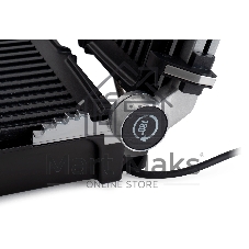 Гриль электрический Domfy Metal DSM-EG502 2200Вт черный/серебристый