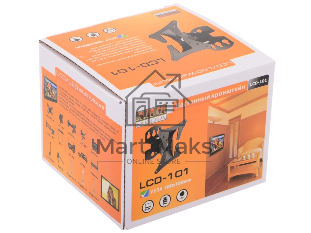 Кронштейн ARM Media LCD-101 для LCD/LED ТВ 10