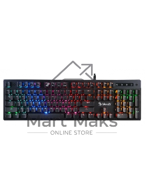 Клавиатура проводная A4Tech Bloody B500N USB серый