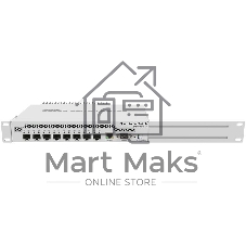 Коммутатор MikroTik CRS309-1G-8S+IN 8 SFP+, dual-core 800MHz CPU, 512MB RAM, POE, RS232 serial port