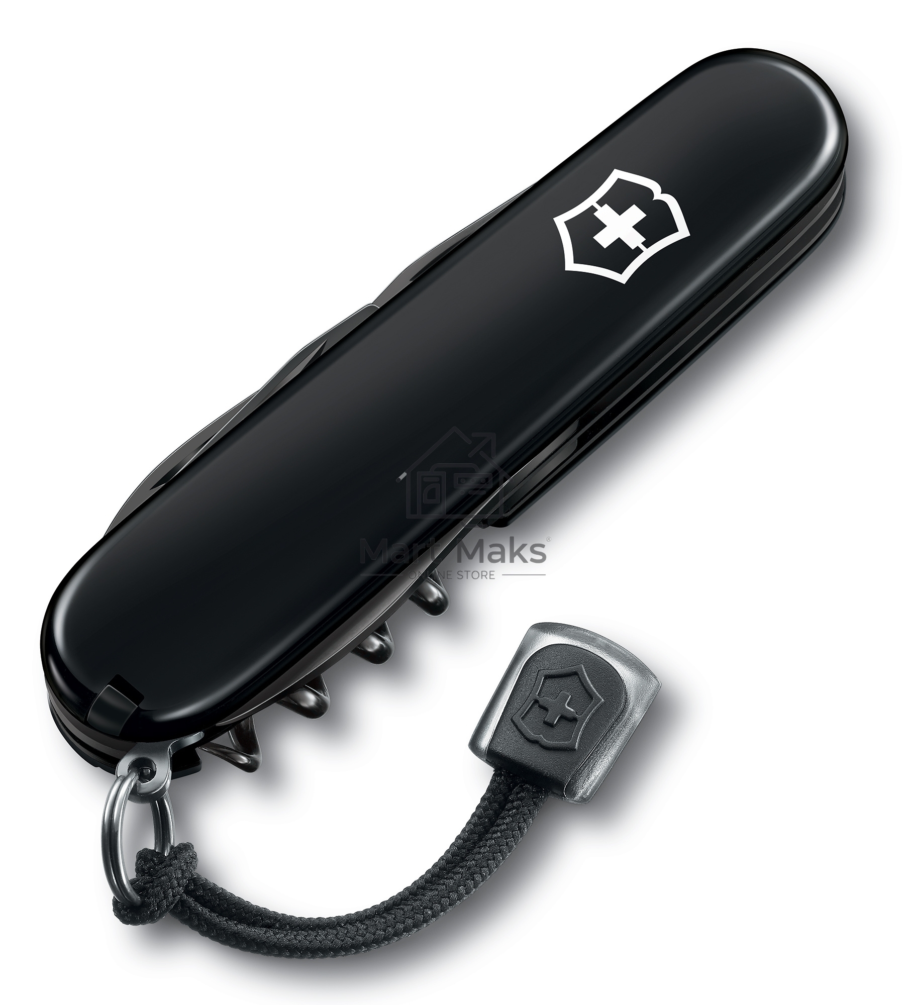 Нож перочинный Victorinox Spartan Onyx Black (1.3603.31P) 91мм 12функц. черный карт.коробка