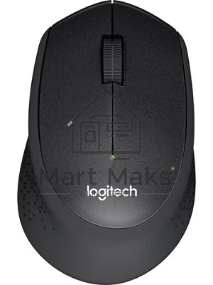Мышь беспроводная Logitech M330 SILENT PLUS черный, 1000 dpi, радиоканал, USB, кнопки - 3