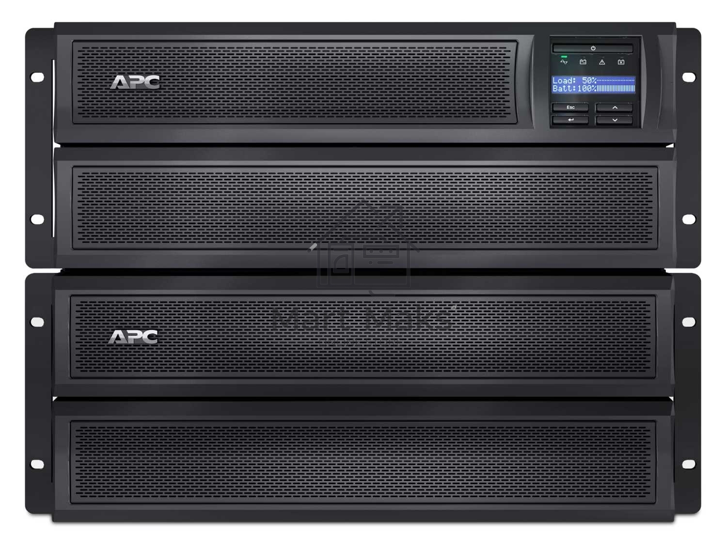 Источник бесперебойного питания APC Smart-UPS X SMX2200RMHV2U 1980Вт 2200ВА черный