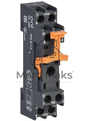 Розетка для реле IEK винт.соед. 300 (ORS-G-1-2-G)