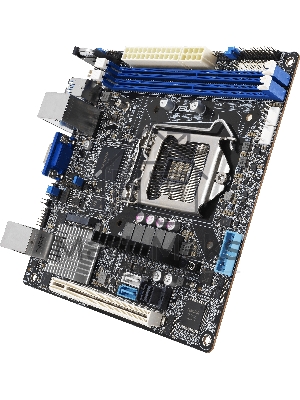 Материнская плата серверная ASUS P12R-I, LGA 1200, Intel C252, 2xDDR4, 6xSATA, 1xM.2, 1xPCI-E 4.0 x16, 2x1Gb LAN, 4xUSB-A 3.2 Gen 1, 1xVGA, COM-порт, Mini-ITX