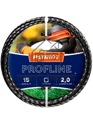 Леска для садовых триммеров Patriot Profline d=2.0мм L=15м (805402201)