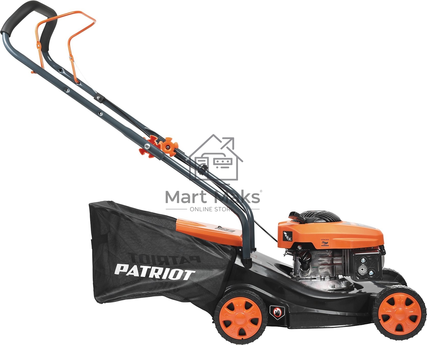 Газонокосилка бензиновая PATRIOT PT 40, 130сс, 3,5л.с., 40см, 35л. трав., пластик. дека,