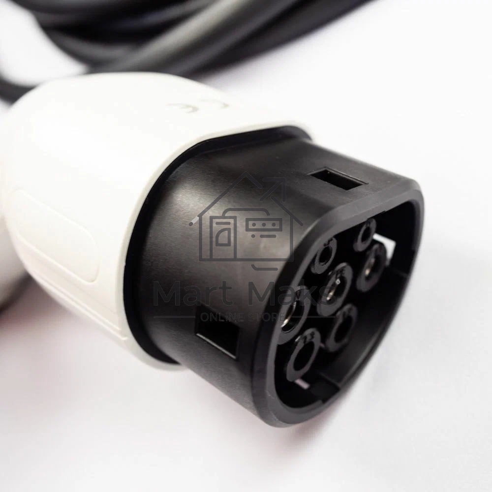 Удлинитель кабеля EV ZL-IEC-AC32-PVS-3, 32A type 2 - type 2, 3-фазный, 7,5 м