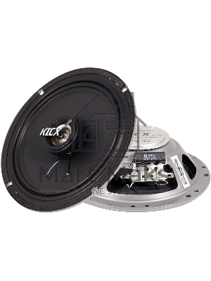 Колонки автомобильные Kicx SL-165 100Вт 91дБ 4Ом 16.5см (6 1/2дюйм) (ком.:2кол.) коаксиальные двухполосные