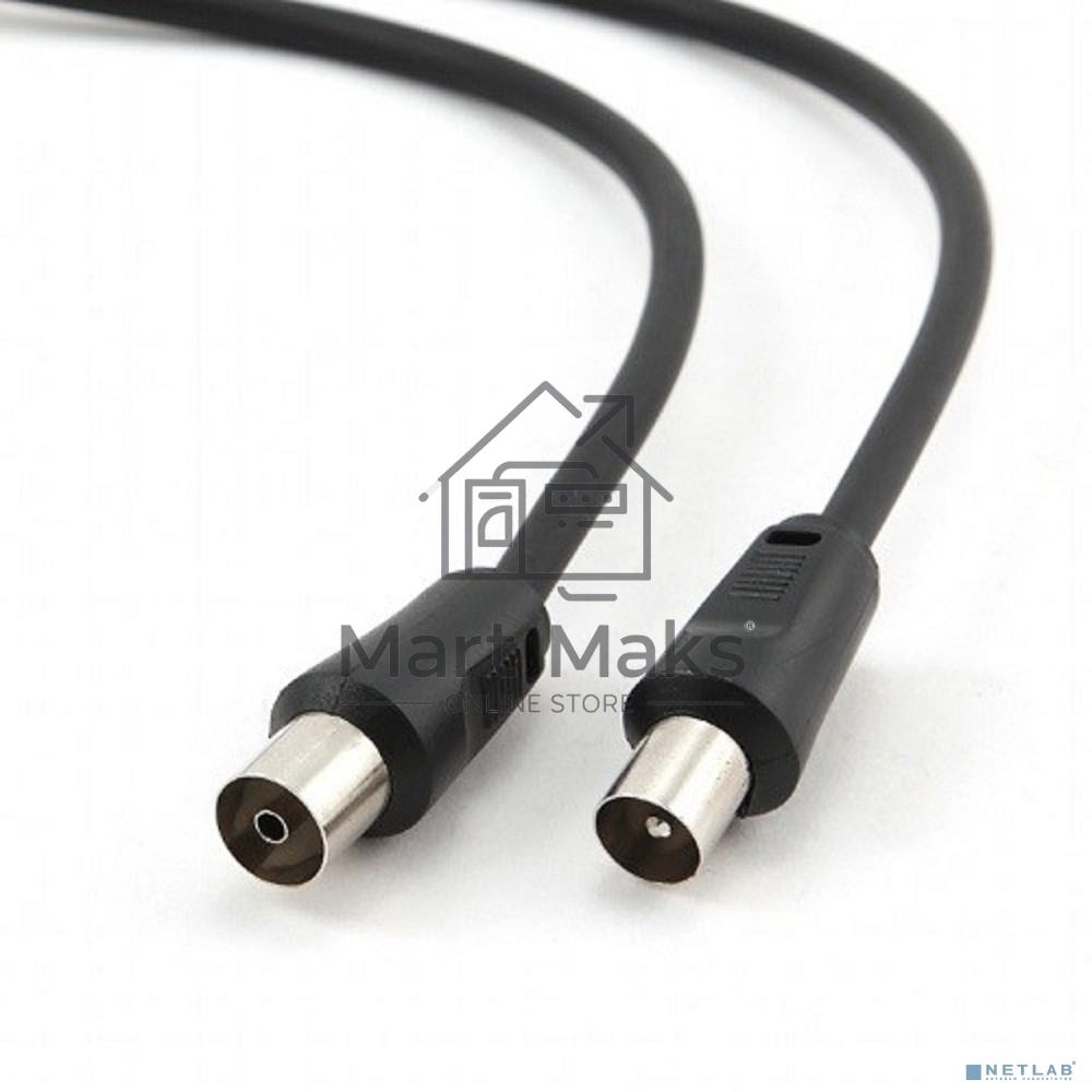 Кабель телевизионный Cablexpert, CCV-515-5M, Coaxial M/F, 5м