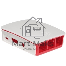 Корпус RA129 red-белый для микрокомпьютера Raspberry Pi 3. ACD Red+White ABS Plastic case for Raspberry Pi 3