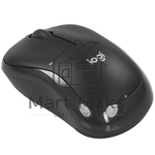 Мышь беспроводная Logitech B175 черный, 1000 dpi, радиоканал, USB, кнопки - 3