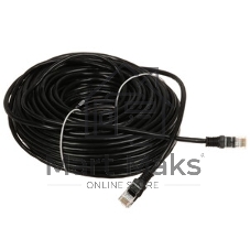 Патч-корд UTP Cablexpert PP12-30M/BK cat.5e, 30м, литой, многожильный, черный