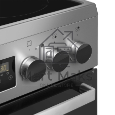 Плита электрическая Maunfeld MEC55CS08D серебристый, конфорок 4 шт, духовка 60 л, 50 см x 85 см x 60 см