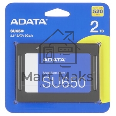Накопитель SSD ADATA Ultimate SU650, 2000 Gb, SATA, 2.5