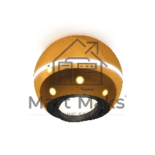 Светильник Ambrella Light XS1105010 PYG/PBK золото желтое полированное/черный полированный MR16 GU5.3 LED3W 4200K(C1105,N7002)