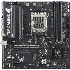 Материнская плата ASUS TUF GAMING A620M-A PLUS, AM5, AMD A620A, 4xDDR5, 4xSATA, 2xM.2, 1xPCIe 4.0 x16, 1xPCIe 3.0 x1, 1xHDMI, 2xDP, 1x2.5Gb LAN, 2xUSB-A 10Gbps, 4xUSB-A 2.0, 3x3.5 мм, 7.1, mATX
