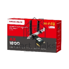 Двухдиапазонный беспроводной адаптер Mercusys MA70XE PCI-Express Wi-Fi с Bluetooth
