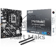 Материнская плата ASUS PRIME B760M-F WIFI, LGA 1700, Intel B760, 2xDDR5, 4xSATA, 2xM.2, 1xPCIe 5.0 x16, 1xPCIe 3.0 x1, 1xHDMI, 1xDP, 1x1Gb LAN, Wi-Fi 6, Bluetooth 5.3, 4xUSB-A 5Gbps, 2xUSB-A 2.0, 3x3.5 мм, 7.1, mATX